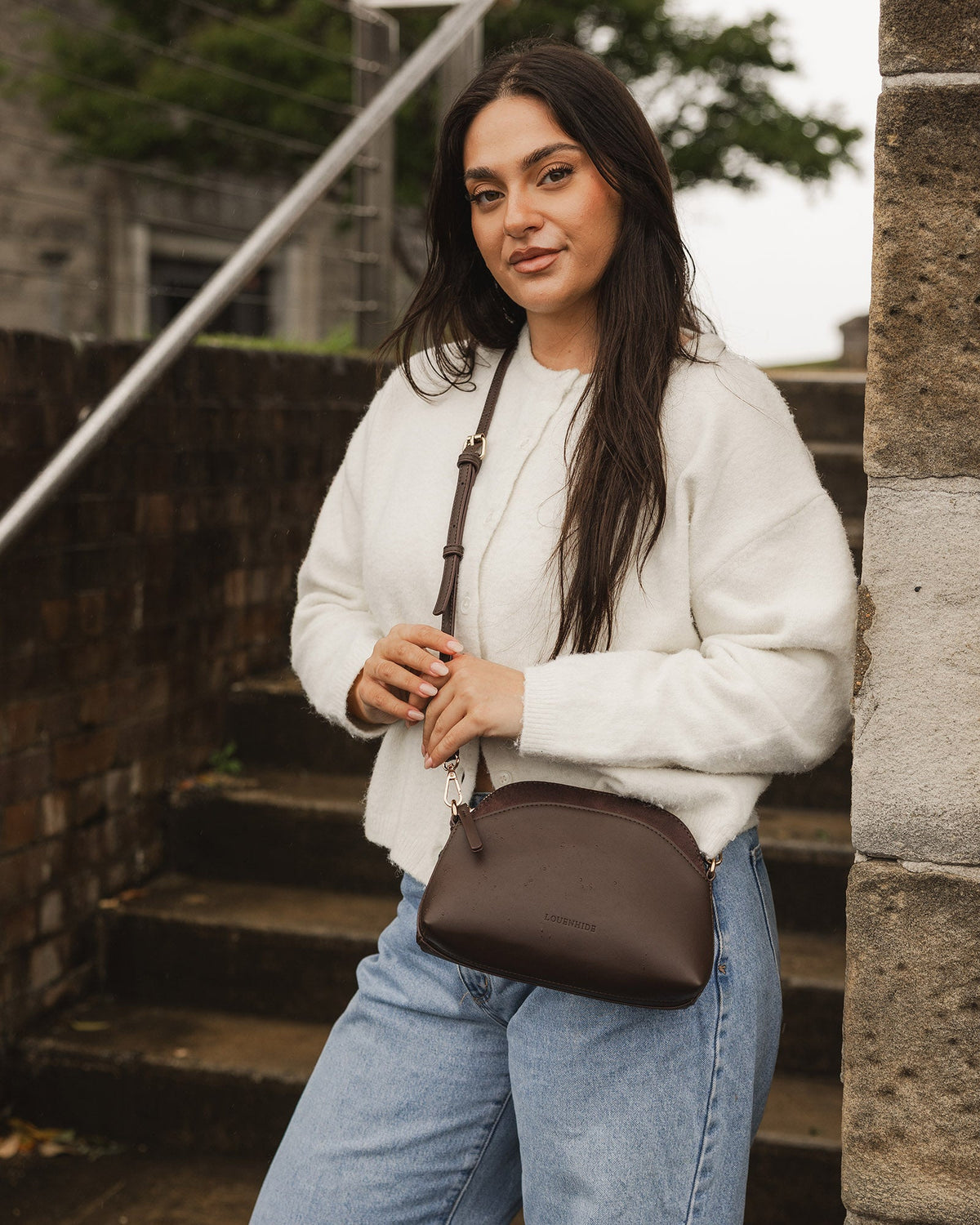 ALISON CROSS BODY BAG CHOCOLATE_by_LOUENHIDE_women's_in_New Zealand_ ALISON CROSS BODY BAG CHOCOLATE _
