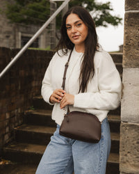 ALISON CROSS BODY BAG CHOCOLATE_by_LOUENHIDE_women's_in_New Zealand_ ALISON CROSS BODY BAG CHOCOLATE _