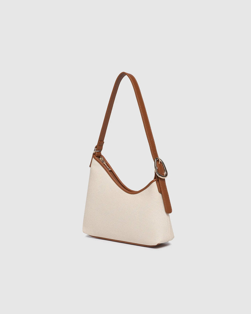 LOUENHIDE_AMELIA SHOULDER BAG CANVAS TAN _ AMELIA SHOULDER BAG CANVAS TAN _ Ebony Boutique NZ