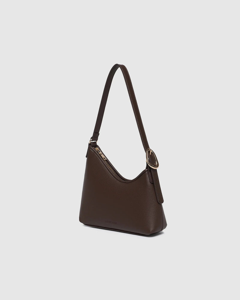 LOUENHIDE_AMELIA SHOULDER BAG CHOCOLATE _ AMELIA SHOULDER BAG CHOCOLATE _ Ebony Boutique NZ