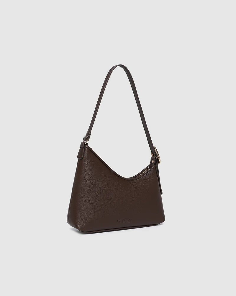 LOUENHIDE_AMELIA SHOULDER BAG CHOCOLATE _ AMELIA SHOULDER BAG CHOCOLATE _ Ebony Boutique NZ