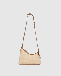 LOUENHIDE_AMELIA SHOULDER BAG RAFFIA TAN _ AMELIA SHOULDER BAG RAFFIA TAN _ Ebony Boutique NZ