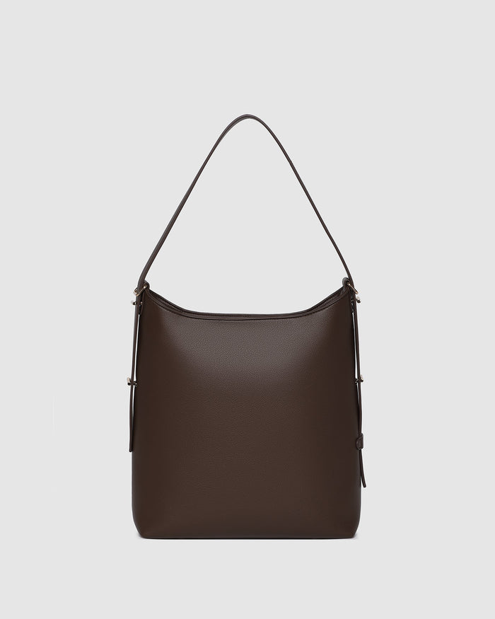 LOUENHIDE_AUDREY BUCKET BAG CHOCOLATE _ AUDREY BUCKET BAG CHOCOLATE _ Ebony Boutique NZ