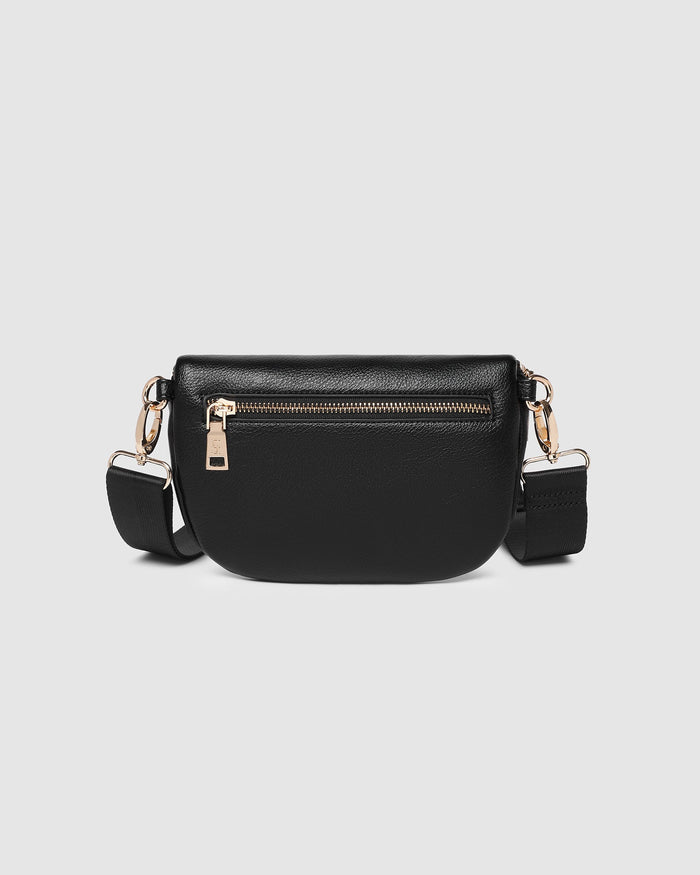 LOUENHIDE_AUSTIN SLING BAG BLACK _ AUSTIN SLING BAG BLACK _ Ebony Boutique NZ