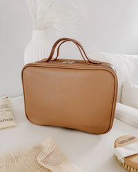 LOUENHIDE_BABY EMMA COSMETIC CASE CAMEL _ BABY EMMA COSMETIC CASE CAMEL _ Ebony Boutique NZ