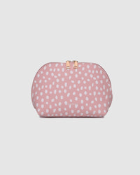 LOUENHIDE_BABY NANCY COSMETIC BAG RAINDROP PINK _ BABY NANCY COSMETIC BAG RAINDROP PINK _ Ebony Boutique NZ