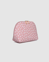 LOUENHIDE_BABY NANCY COSMETIC BAG RAINDROP PINK _ BABY NANCY COSMETIC BAG RAINDROP PINK _ Ebony Boutique NZ