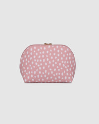 LOUENHIDE_BABY NANCY COSMETIC BAG RAINDROP PINK _ BABY NANCY COSMETIC BAG RAINDROP PINK _ Ebony Boutique NZ