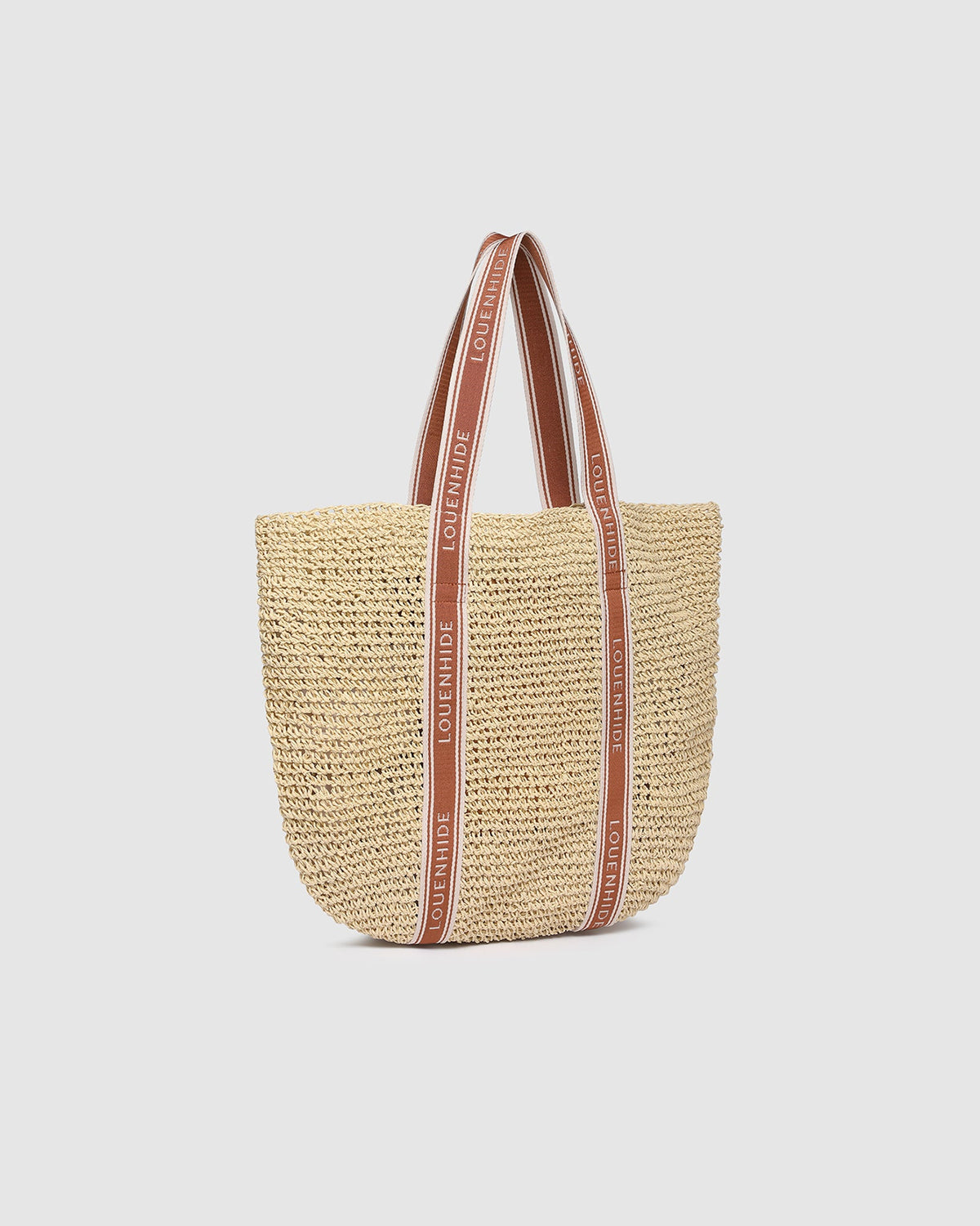 LOUENHIDE_BALI BEACH BAG NATURAL TAN _ BALI BEACH BAG NATURAL TAN _ Ebony Boutique NZ