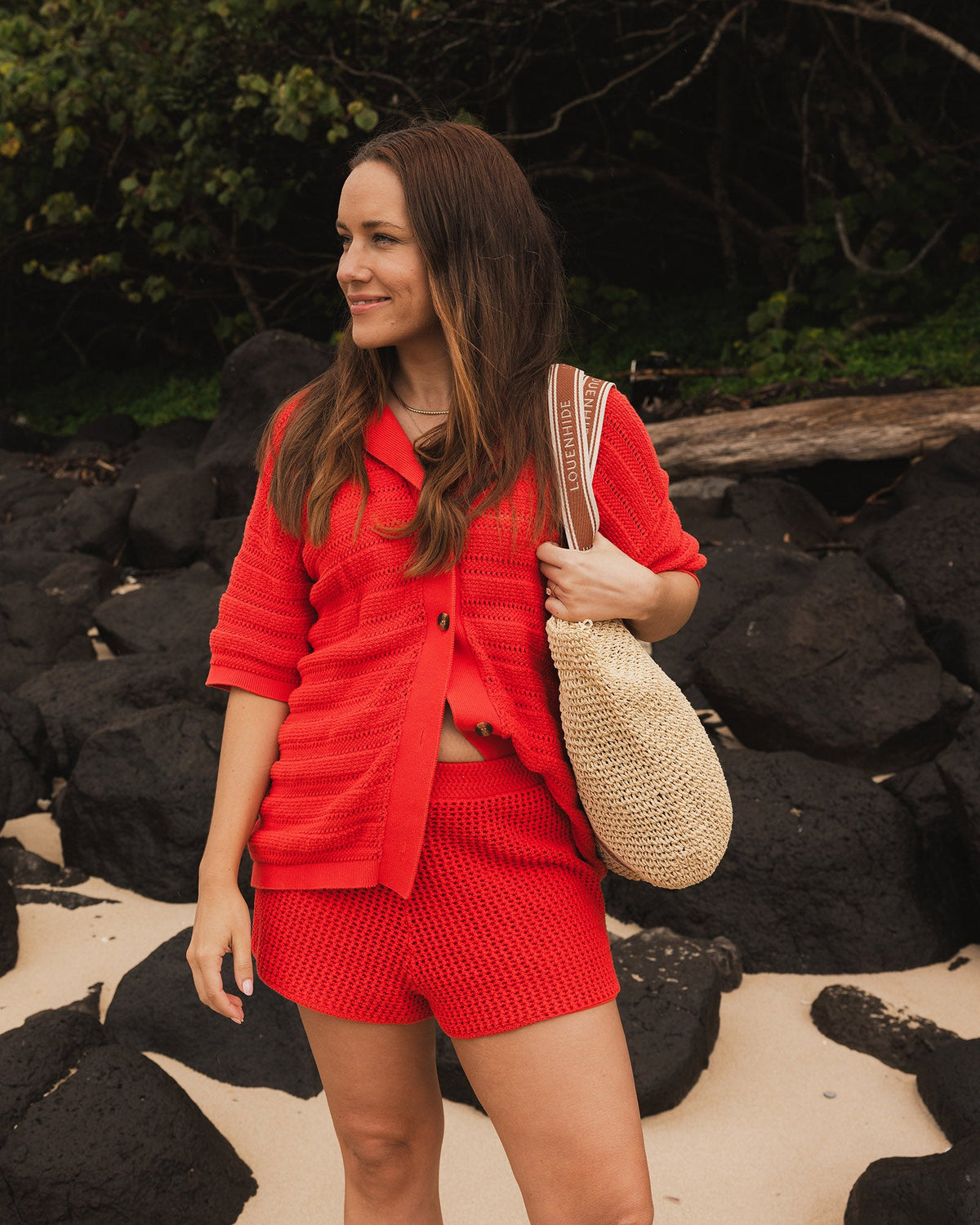 LOUENHIDE_BALI BEACH BAG NATURAL TAN _ BALI BEACH BAG NATURAL TAN _ Ebony Boutique NZ