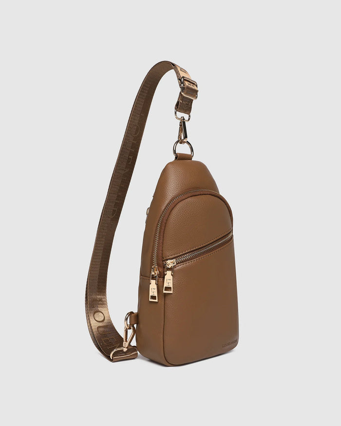 LOUENHIDE_BELLA SLING BAG CARAMEL _ BELLA SLING BAG CARAMEL _ Ebony Boutique NZ