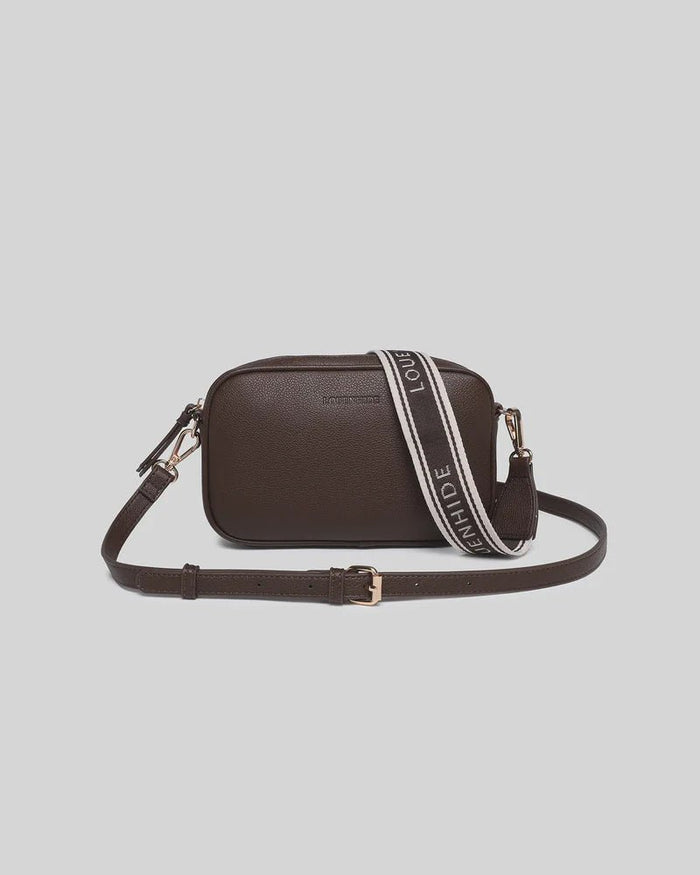 BIANCA CROSSBODY BAG CHOCOLATE_by_LOUENHIDE_women's_in_New Zealand_ BIANCA CROSSBODY BAG CHOCOLATE _