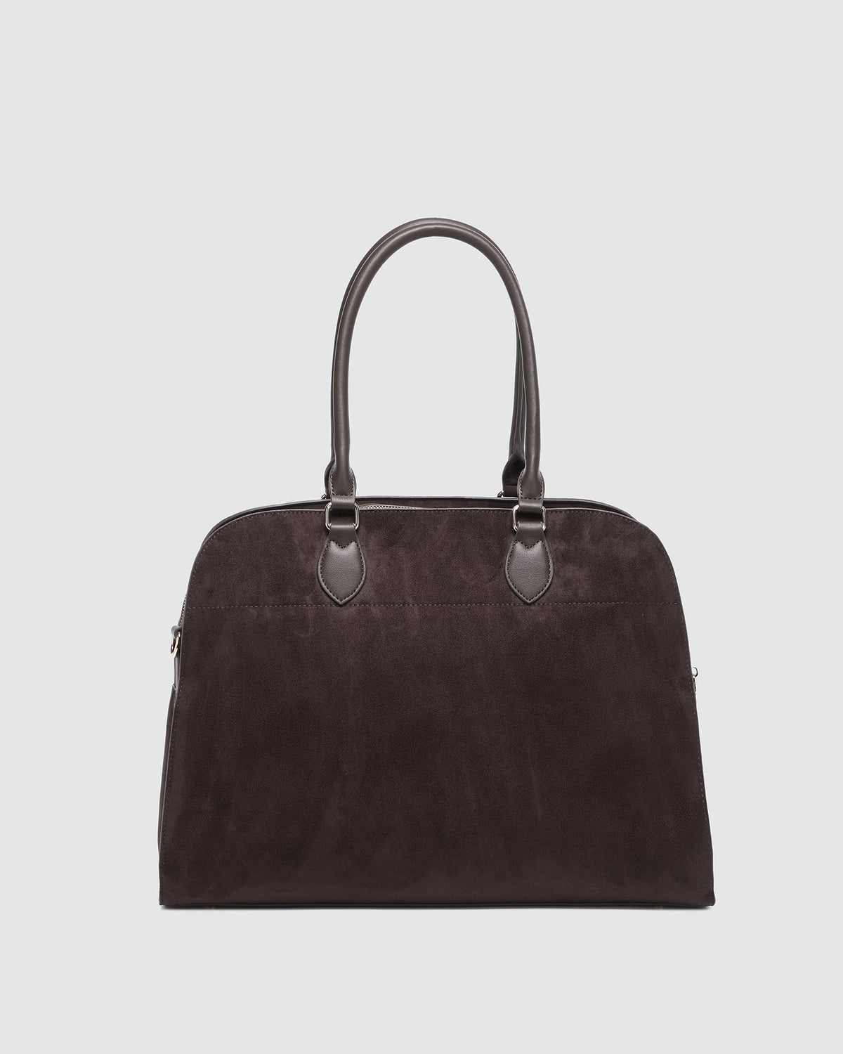 LOUENHIDE_BLAIRE TOTE BAG CHOCOLATE SUEDETTE _ BLAIRE TOTE BAG CHOCOLATE SUEDETTE _ Ebony Boutique NZ