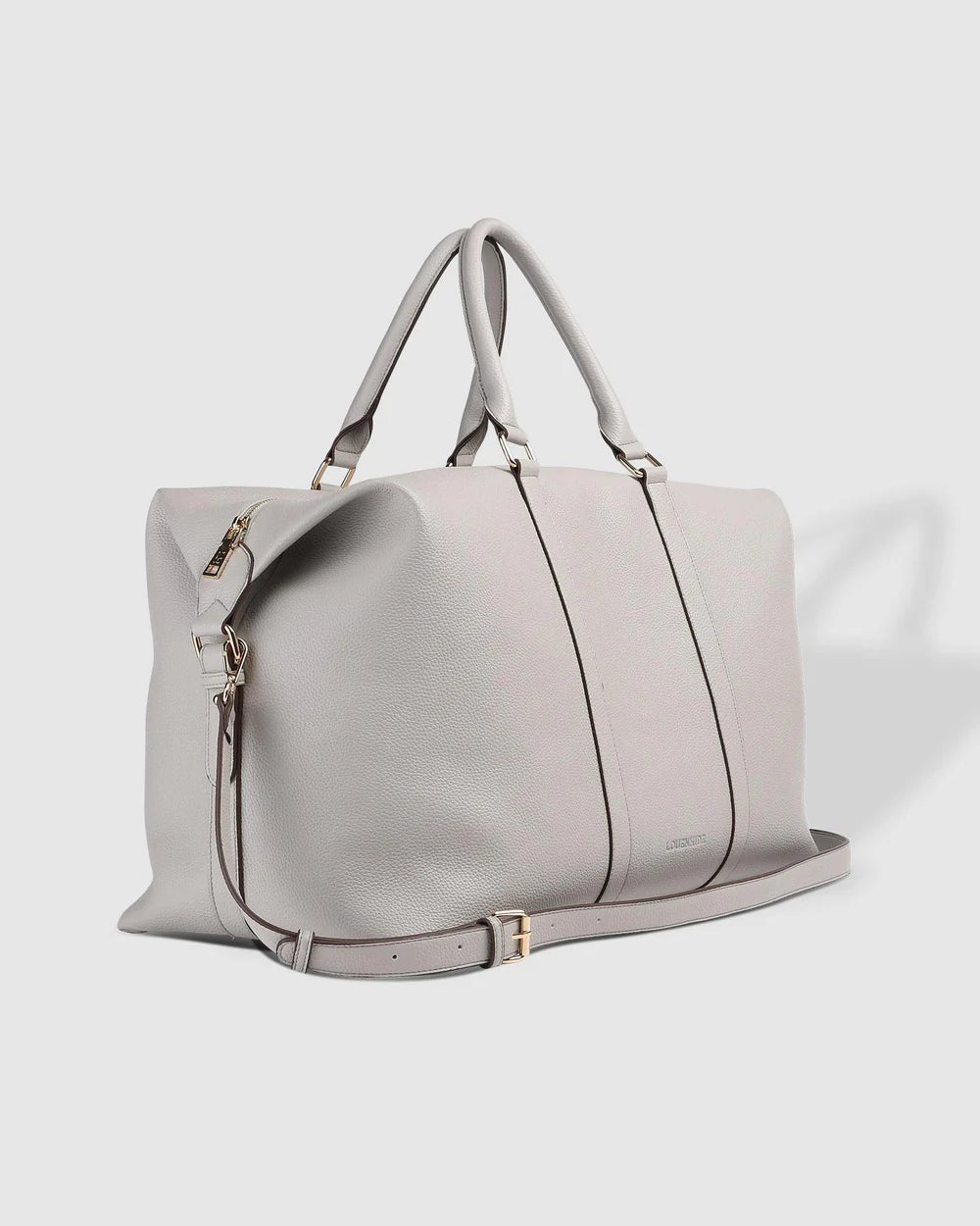 LOUENHIDE_BOSTON WEEKENDER BAG LIGHT GREY _ BOSTON WEEKENDER BAG LIGHT GREY _ Ebony Boutique NZ