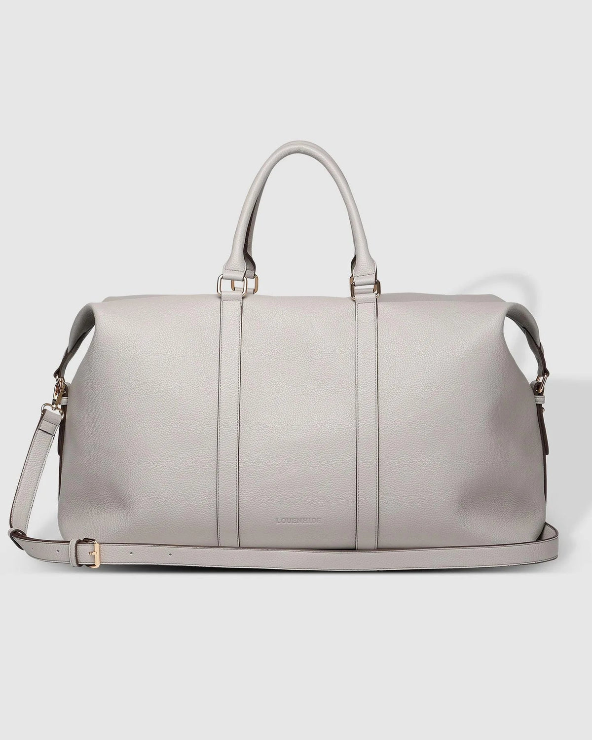 LOUENHIDE_BOSTON WEEKENDER BAG LIGHT GREY _ BOSTON WEEKENDER BAG LIGHT GREY _ Ebony Boutique NZ