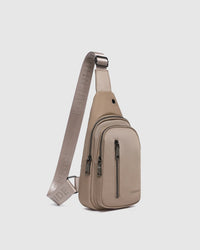 LOUENHIDE_BOYD NYLON SLING BAG MOCHA _ BOYD NYLON SLING BAG MOCHA _ Ebony Boutique NZ