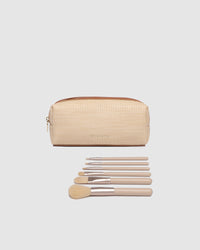 LOUENHIDE_BRIANNA MAKEUP BAG NATURAL TAN _ BRIANNA MAKEUP BAG NATURAL TAN _ Ebony Boutique NZ