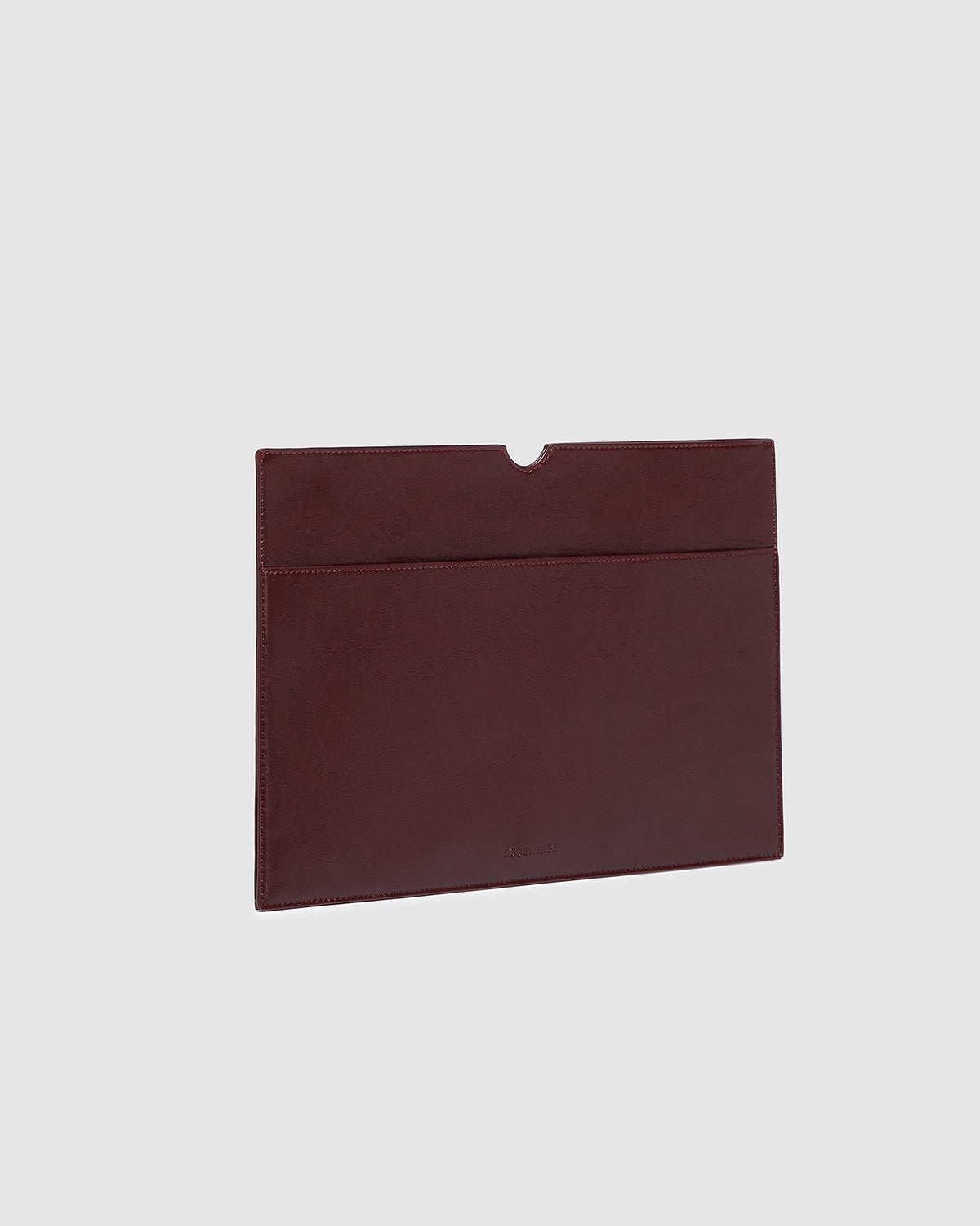 LOUENHIDE_BROOKE LAPTOP SLIP BAG BURGUNDY PATENT _ BROOKE LAPTOP SLIP BAG BURGUNDY PATENT _ Ebony Boutique NZ