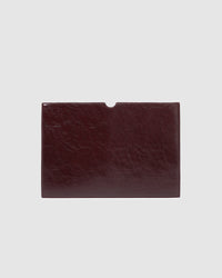 LOUENHIDE_BROOKE LAPTOP SLIP BAG BURGUNDY PATENT _ BROOKE LAPTOP SLIP BAG BURGUNDY PATENT _ Ebony Boutique NZ