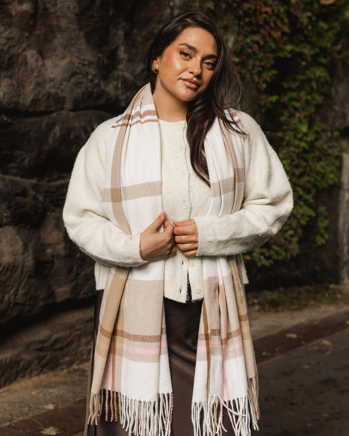 CHESTER SCARF BLUSH_by_LOUENHIDE_women's_in_New Zealand_ CHESTER SCARF BLUSH _