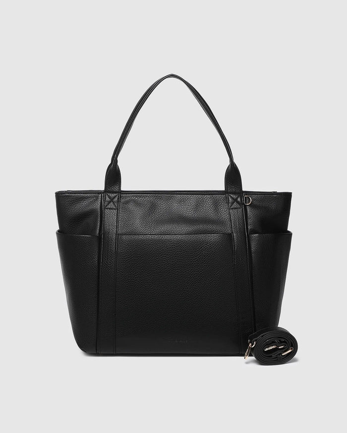 CHICAGO TOTE BAG BLACK_by_LOUENHIDE_women's_in_New Zealand_ CHICAGO TOTE BAG BLACK _