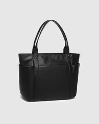 CHICAGO TOTE BAG BLACK_by_LOUENHIDE_women's_in_New Zealand_ CHICAGO TOTE BAG BLACK _