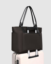 LOUENHIDE_CHICAGO TOTE BAG CHOCOLATE _ CHICAGO TOTE BAG CHOCOLATE _ Ebony Boutique NZ