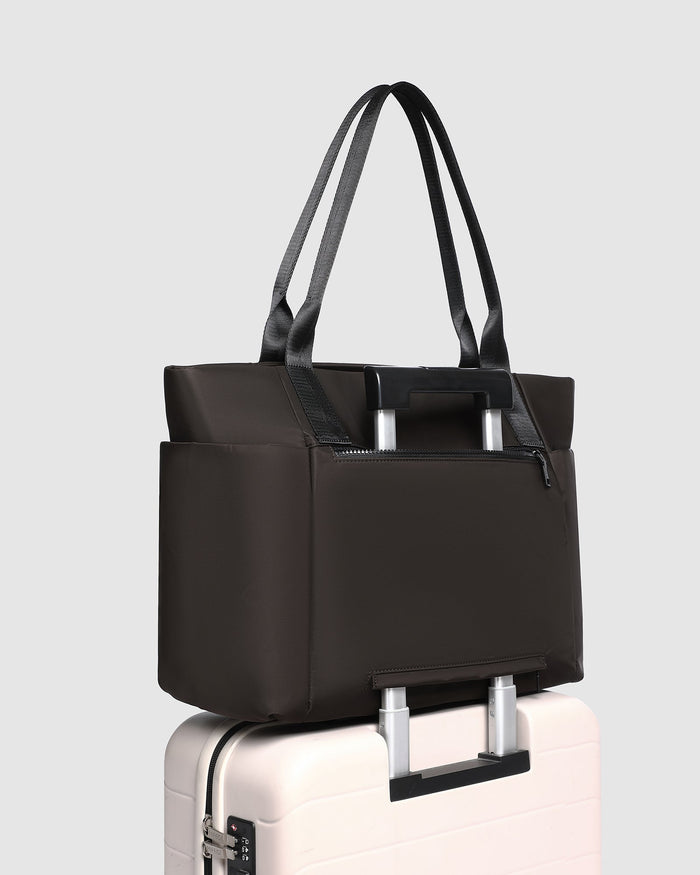 LOUENHIDE_CHICAGO TOTE BAG CHOCOLATE _ CHICAGO TOTE BAG CHOCOLATE _ Ebony Boutique NZ