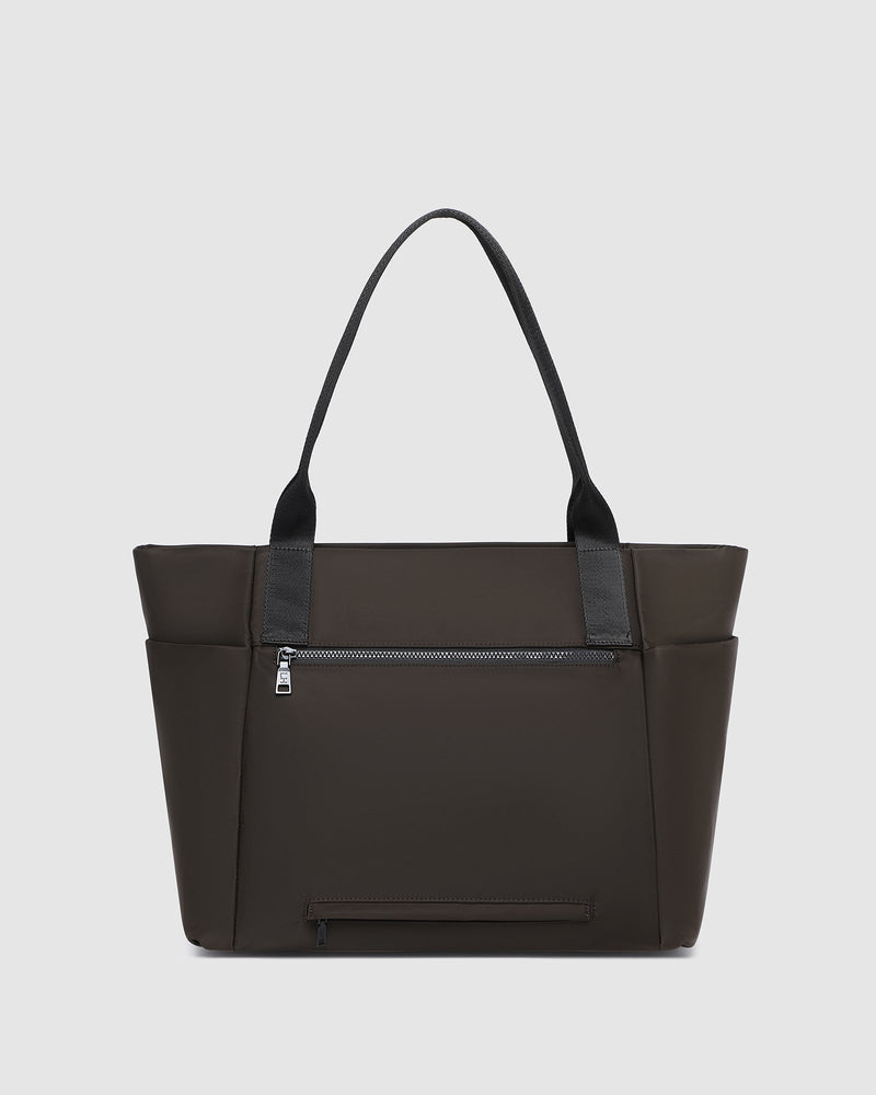 LOUENHIDE_CHICAGO TOTE BAG CHOCOLATE _ CHICAGO TOTE BAG CHOCOLATE _ Ebony Boutique NZ