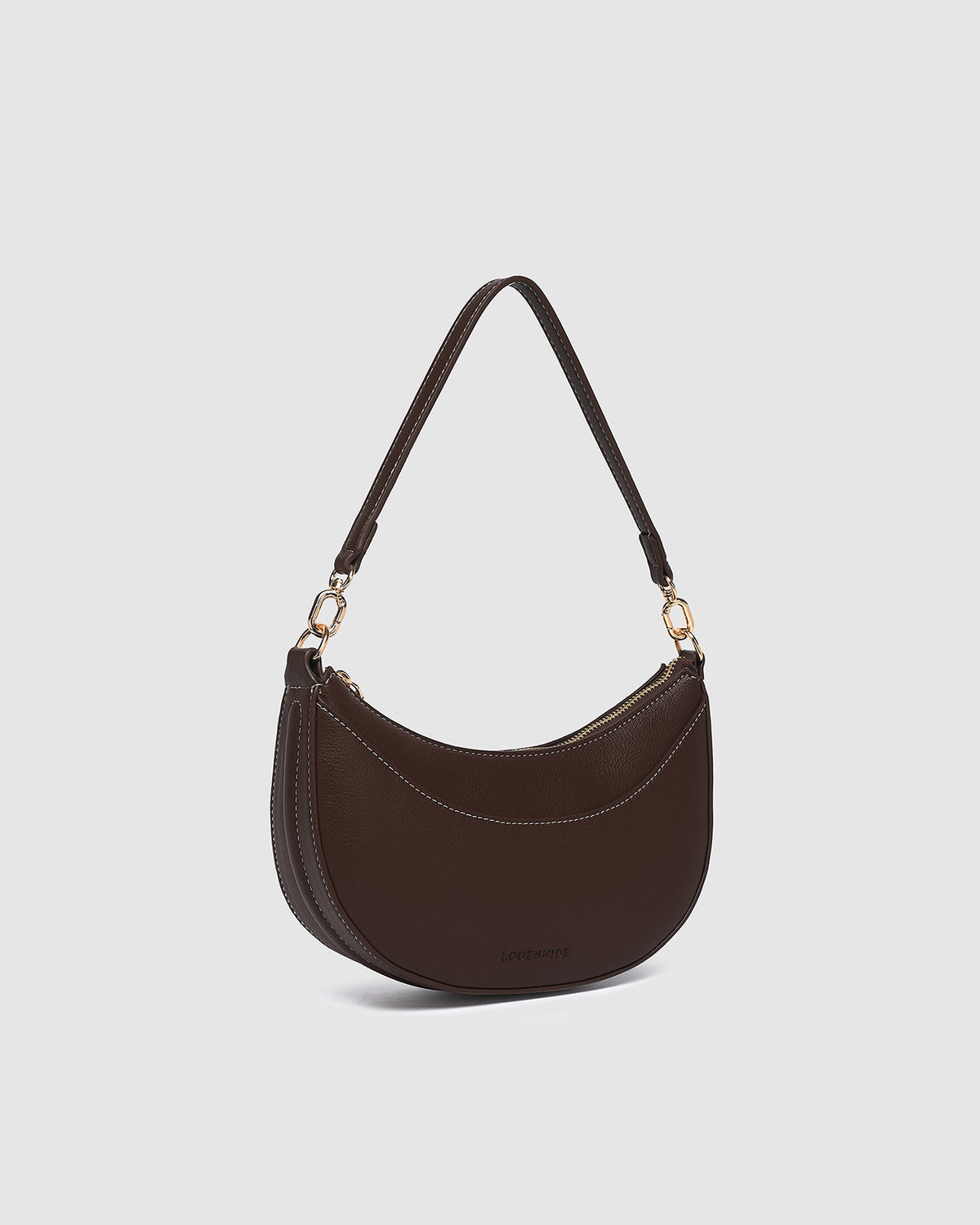 CLAUDIA SHOULDER BAG CHOCOLATE_by_LOUENHIDE_women's_in_New Zealand_ CLAUDIA SHOULDER BAG CHOCOLATE _