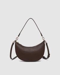 CLAUDIA SHOULDER BAG CHOCOLATE_by_LOUENHIDE_women's_in_New Zealand_ CLAUDIA SHOULDER BAG CHOCOLATE _
