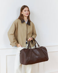 COOPER TRAVEL BAG CHOCOLATE_by_LOUENHIDE_women's_in_New Zealand_ COOPER TRAVEL BAG CHOCOLATE _
