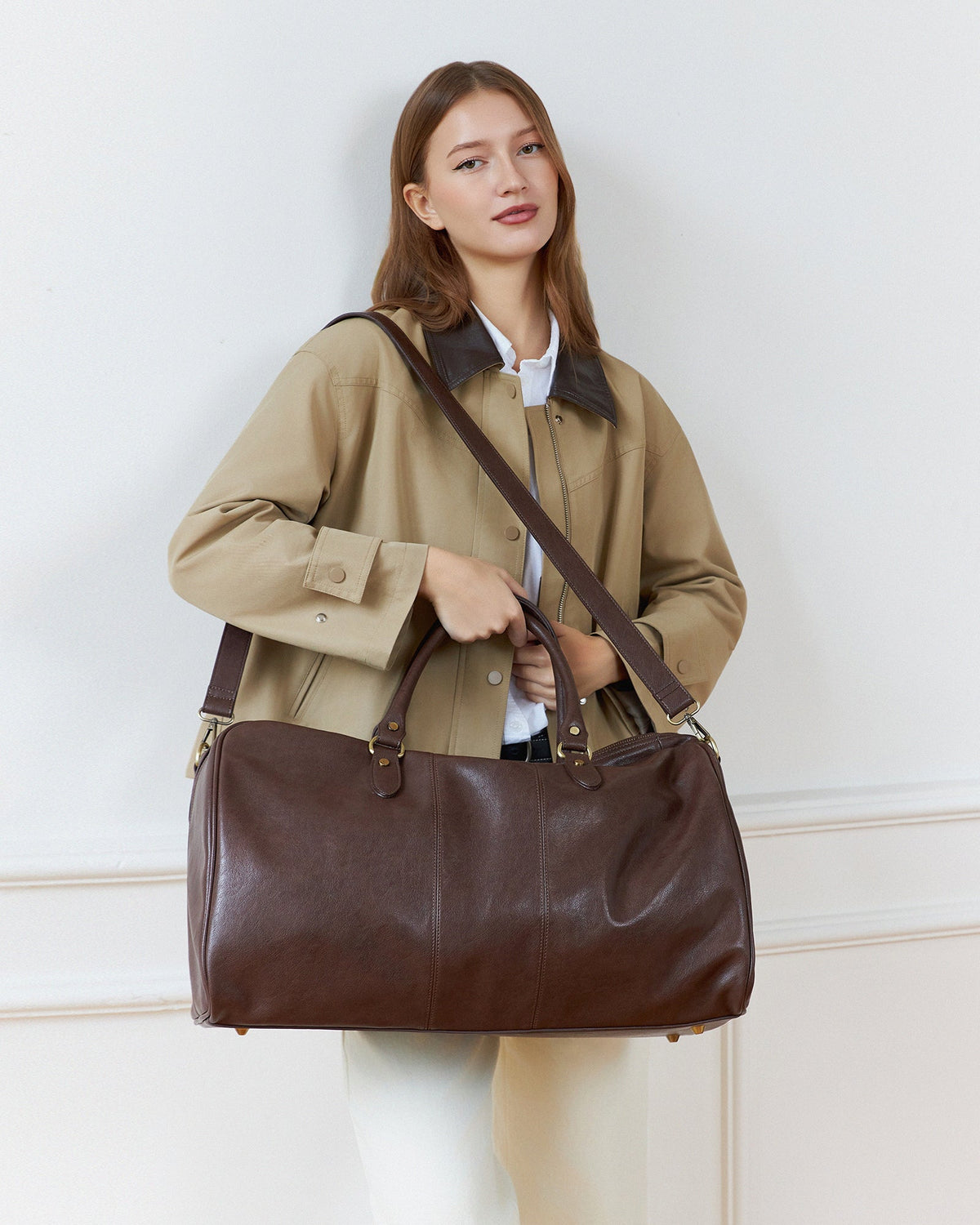 COOPER TRAVEL BAG CHOCOLATE_by_LOUENHIDE_women's_in_New Zealand_ COOPER TRAVEL BAG CHOCOLATE _