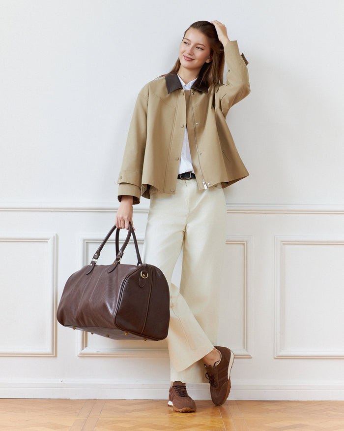 COOPER TRAVEL BAG CHOCOLATE_by_LOUENHIDE_women's_in_New Zealand_ COOPER TRAVEL BAG CHOCOLATE _