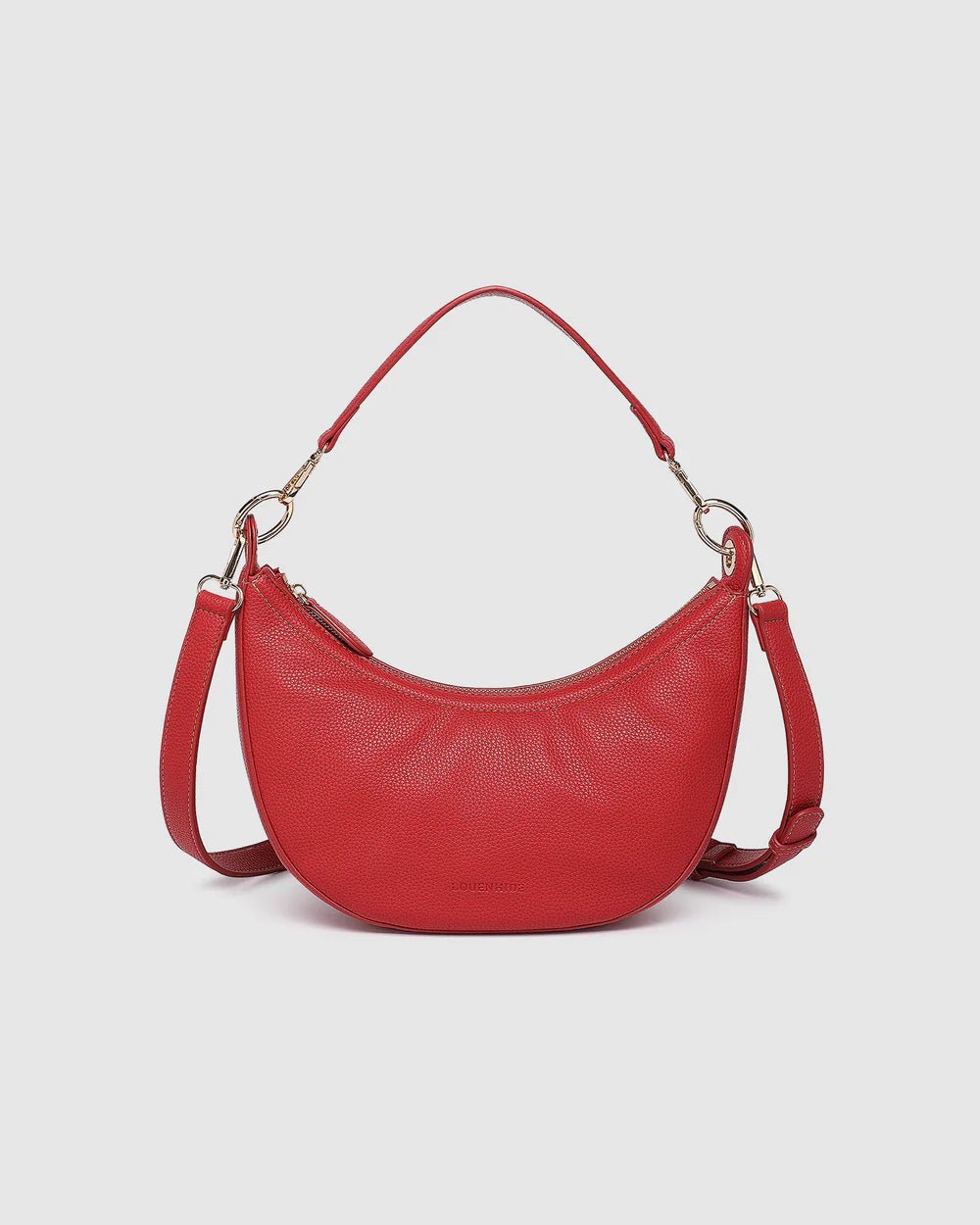 LOUENHIDE_CORFU HANDBAG RED _ CORFU HANDBAG RED _ Ebony Boutique NZ