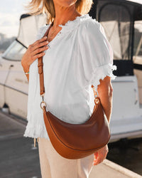 LOUENHIDE_CORFU HANDBAG TAN _ CORFU HANDBAG TAN _ Ebony Boutique NZ