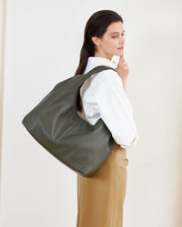 DAKOTA SHOULDER BAG OLIVE_by_LOUENHIDE_women's_in_New Zealand_ DAKOTA SHOULDER BAG OLIVE _
