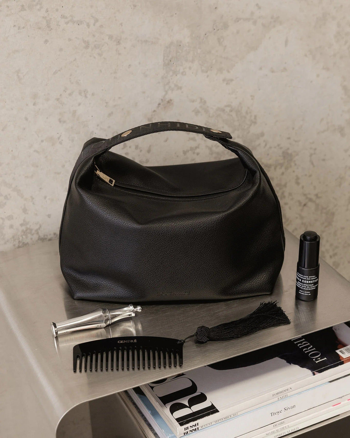 DUKE COSMETIC BAG BLACK_by_LOUENHIDE_women's_in_New Zealand_ DUKE COSMETIC BAG BLACK _
