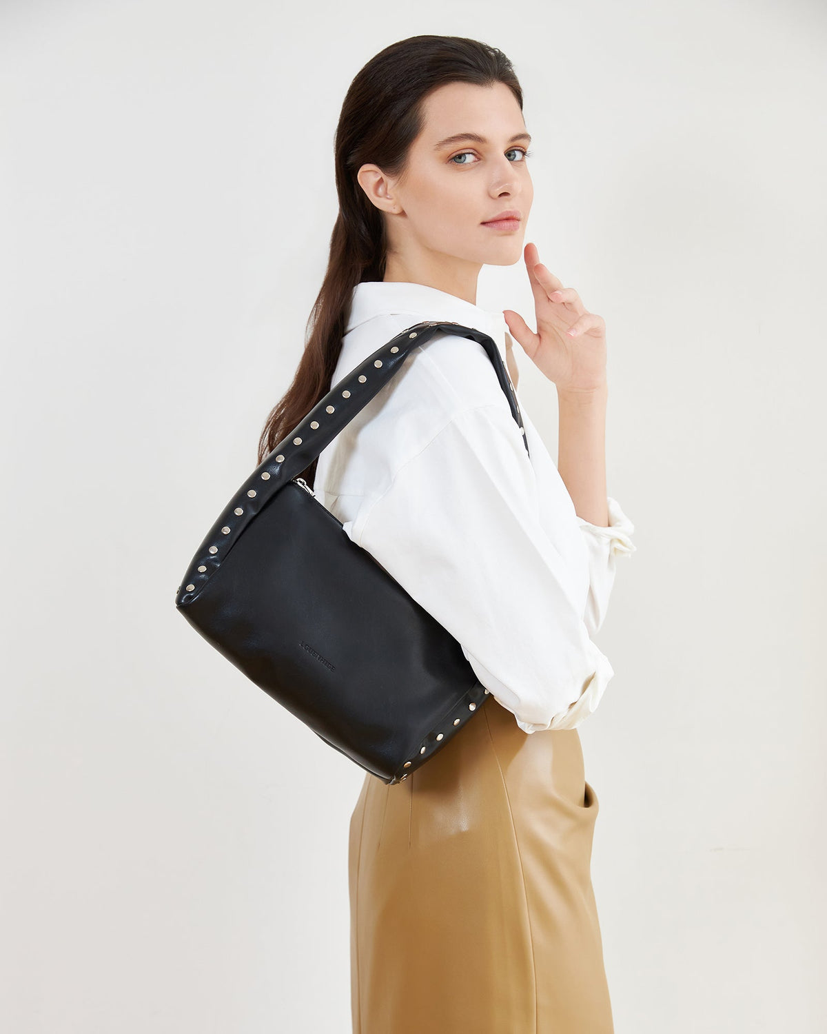 DYLAN SHOULDER BAG BLACK_by_LOUENHIDE_women's_in_New Zealand_ DYLAN SHOULDER BAG BLACK _