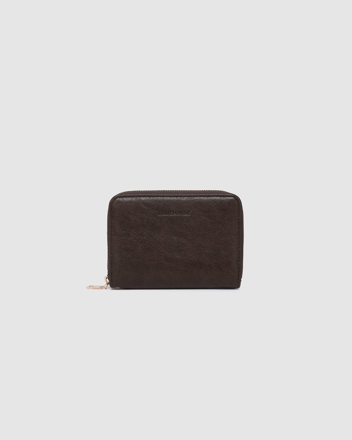 EDEN WALLET SADDLE CHOCOLATE_by_LOUENHIDE_women's_in_New Zealand_ EDEN WALLET SADDLE CHOCOLATE _