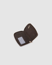 EDEN WALLET SADDLE CHOCOLATE_by_LOUENHIDE_women's_in_New Zealand_ EDEN WALLET SADDLE CHOCOLATE _