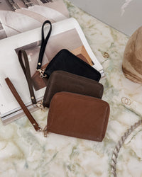 EDEN WALLET SADDLE CHOCOLATE_by_LOUENHIDE_women's_in_New Zealand_ EDEN WALLET SADDLE CHOCOLATE _