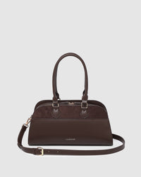 LOUENHIDE_ELEANOR SHOULDER BAG CHOCOLATE _ ELEANOR SHOULDER BAG CHOCOLATE _ Ebony Boutique NZ