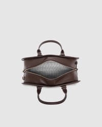 LOUENHIDE_ELEANOR SHOULDER BAG CHOCOLATE _ ELEANOR SHOULDER BAG CHOCOLATE _ Ebony Boutique NZ