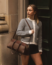 LOUENHIDE_ELEANOR SHOULDER BAG CHOCOLATE _ ELEANOR SHOULDER BAG CHOCOLATE _ Ebony Boutique NZ