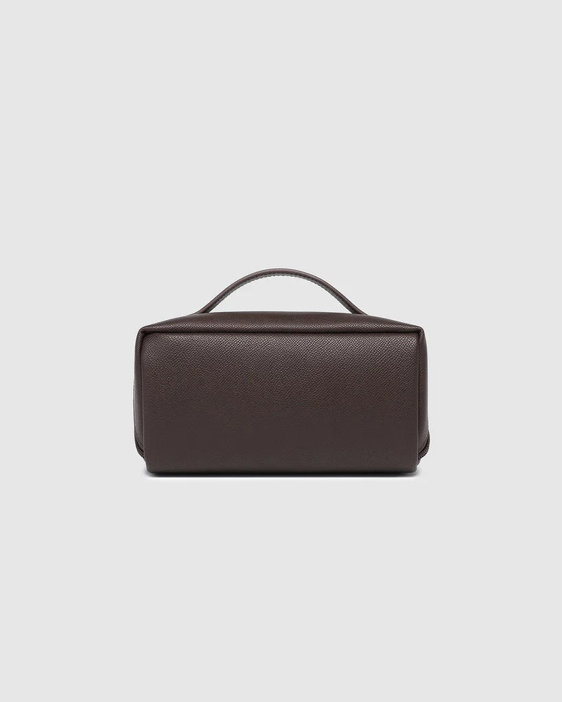 LOUENHIDE_ELLIS MAKEUP BAG CHOCOLATE _ ELLIS MAKEUP BAG CHOCOLATE _ Ebony Boutique NZ