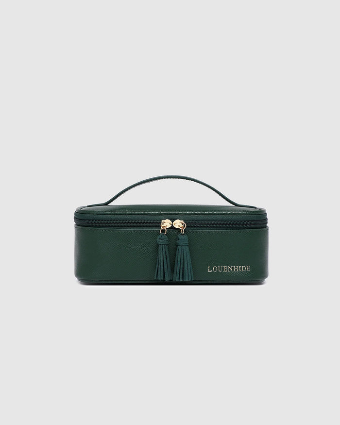 LOUENHIDE_FIFI COSMETIC CASE FOREST GREEN _ FIFI COSMETIC CASE FOREST GREEN _ Ebony Boutique NZ