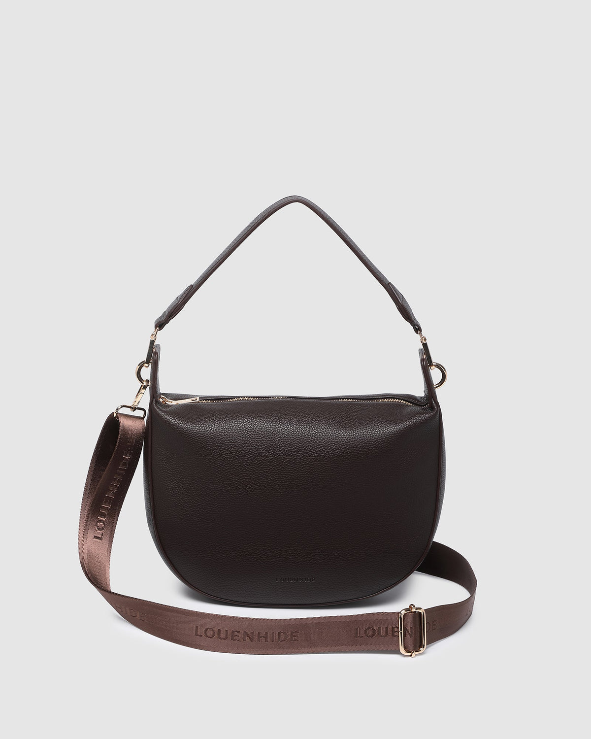 LOUENHIDE_GEORGINA SHOULDER BAG CHOCOLATE _ GEORGINA SHOULDER BAG CHOCOLATE _ Ebony Boutique NZ