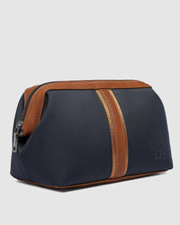 LOUENHIDE_GILBERT MENS TOILETRY BAG NYLON NAVY _ GILBERT MENS TOILETRY BAG NYLON NAVY _ Ebony Boutique NZ