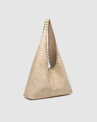 HAILEY SUEDETTE SHOULDER BAG BLONDE_by_LOUENHIDE_women's_in_New Zealand_ HAILEY SUEDETTE SHOULDER BAG BLONDE _